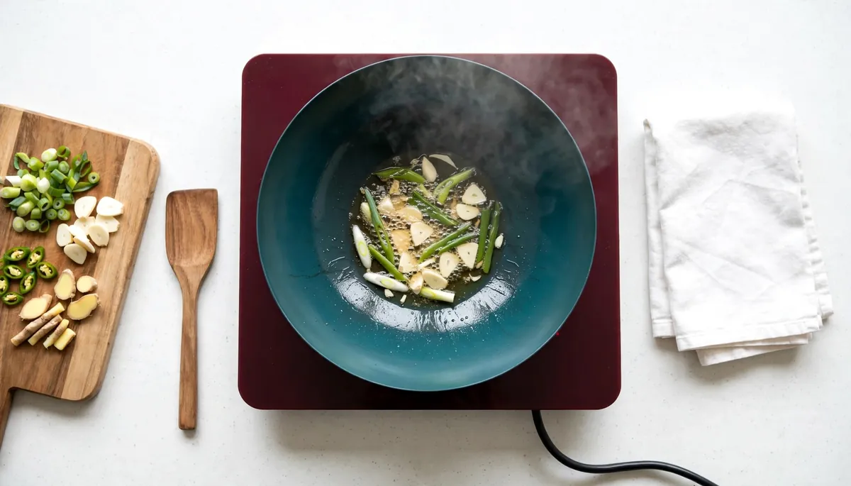 Plaque induction wok