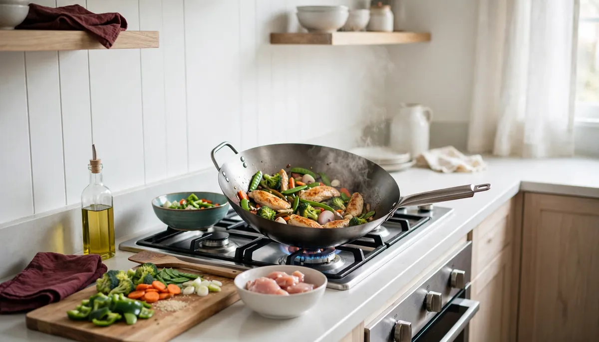 Recette wok poulet