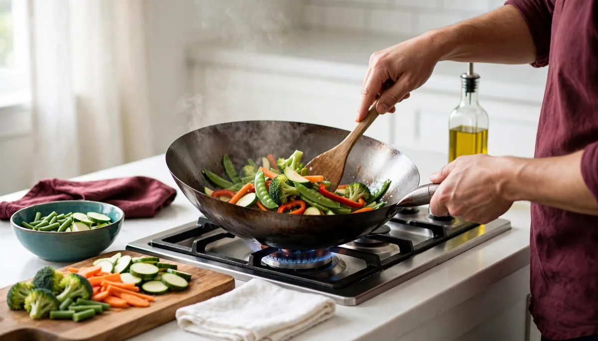 Recette wok, le guide pour réussir des légumes croquants